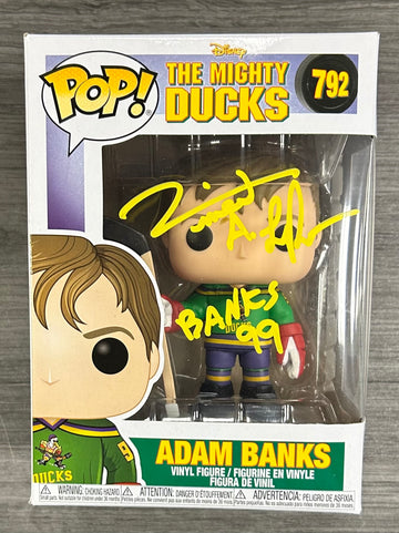Signed Adam Banks Vinyl Funkop Pop 792 - Freddy's Box