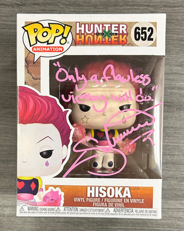 Signed Hisoka Vinyl Funko Pop 652 - Freddy's Box