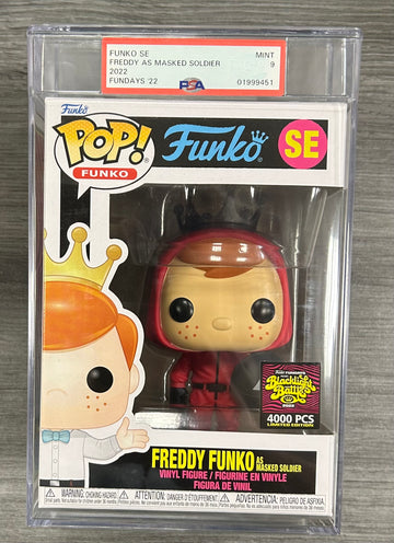 Graded Freddy Funko As Masked Soldier Vinyl Funko Pop SE - Freddy's Box