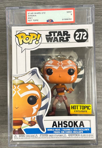 PSA Graded Ahsoka Vinyl Funko Pop 272 - Freddy's Box